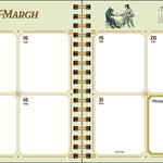 2027 The Antiquarian Sticker Book Monthly/Weekly Planner Calendar w/ sticker 7X9 20 9798881608620_2