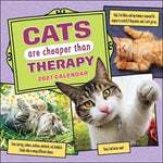 2027 Cats Are Cheaper Than Therapy Wall Calendar 12x12 20 9798881608668