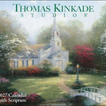 2027 Thomas Kincade Studios Deluxe Wall Calendar with Scripture 20 9798881609382