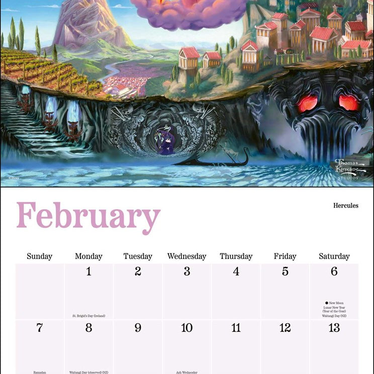 2027 Disney Dreams Collection by Thomas Kincade Studios Wall Calendar 12x12 20 9798881609474_1