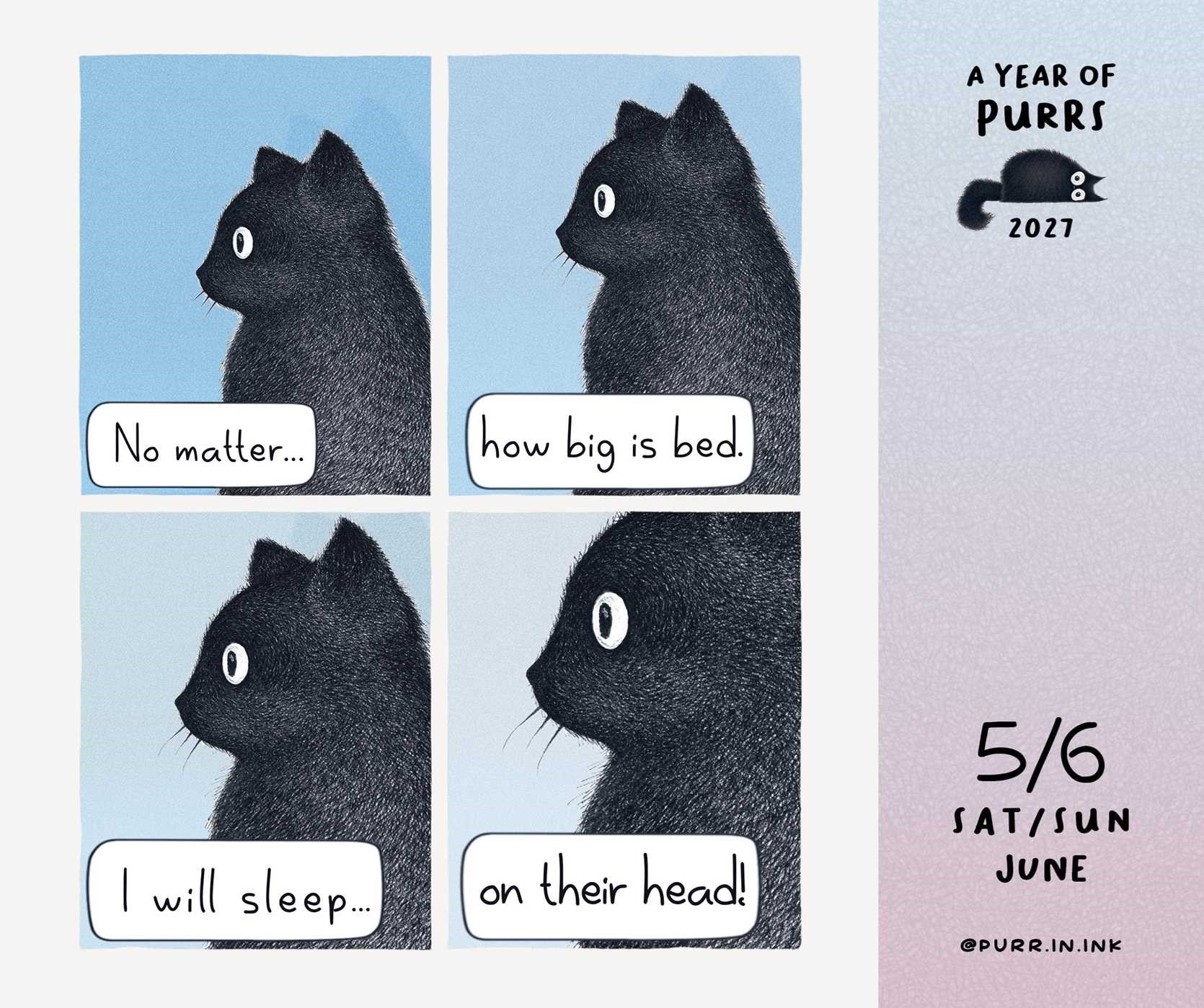2027 A Year of Purrs Day-To-Day Boxed Calendar 20 9798881609665_2