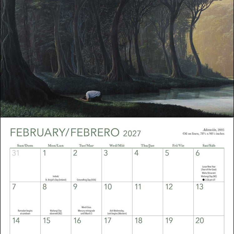 2027 Forest Meditations Wall Calendar 12x12 20 9798881610500_1