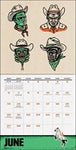 2027 Sam Larson's Weird, Weird West Wall Calendar 12x12 20 9798881610678_1