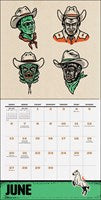 2027 Sam Larson's Weird, Weird West Wall Calendar 12x12 20 9798881610678_1