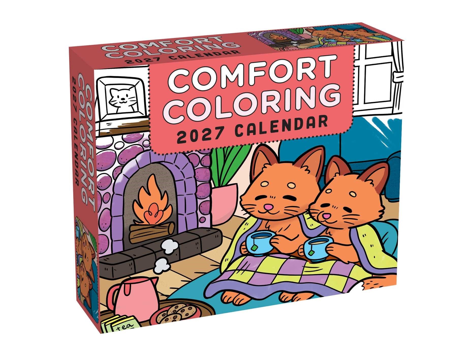 2027 Comfort Coloring Day-to-Day Boxed Calendar 20 9798881610951