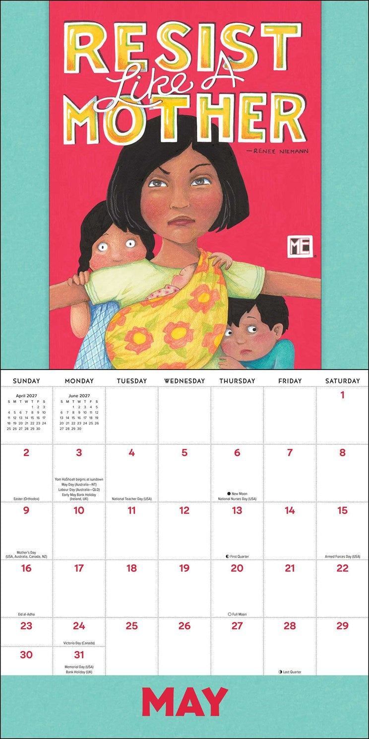 2027 Mary Engelbreit's Your Voice Matters Wall Calendar 12x12 20 9798881611316_2