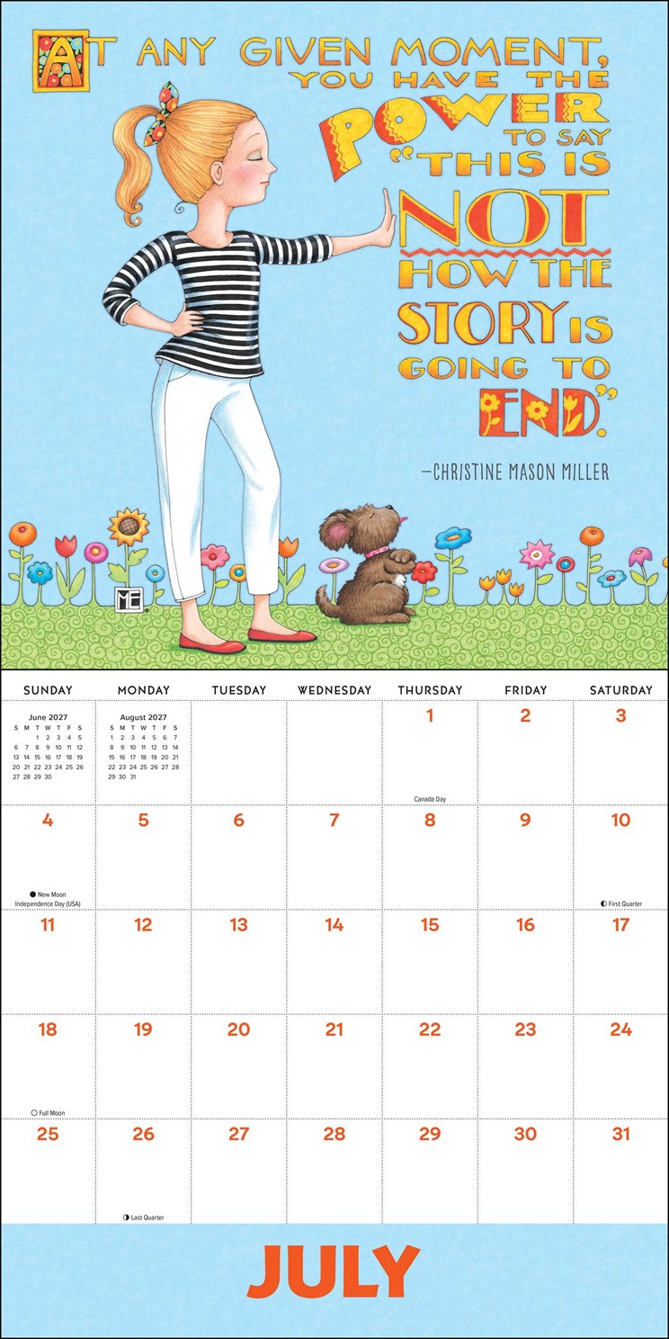 2027 Mary Engelbreit's Your Voice Matters Wall Calendar 12x12 20 9798881611316_3