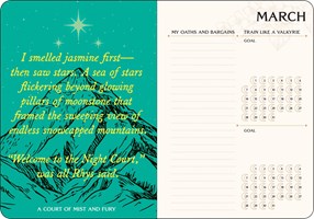 2027 A Court Of Thorns And Roses Monthly/Weekly Planner Calendar 20 9798881611415_1