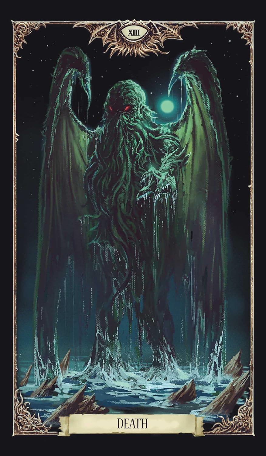 Necronomicon Tarot Deck And Guidebook by Bousema. James 20 9798886631586_5
