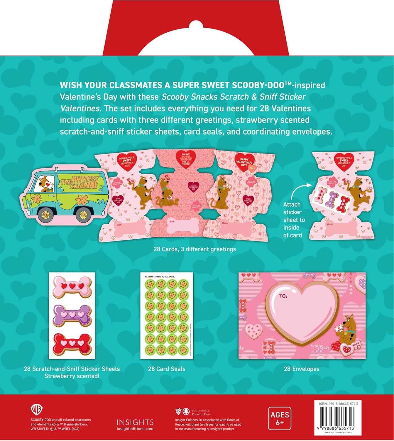 Scooby-Doo Valentines Stickers 9798886636659_3