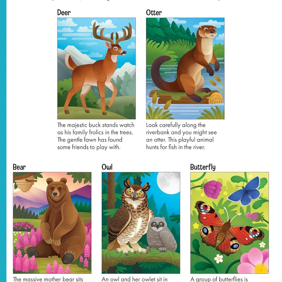 Woodland Animals: Sticker By Number by Owen. Weldon 20 9798886743852_1