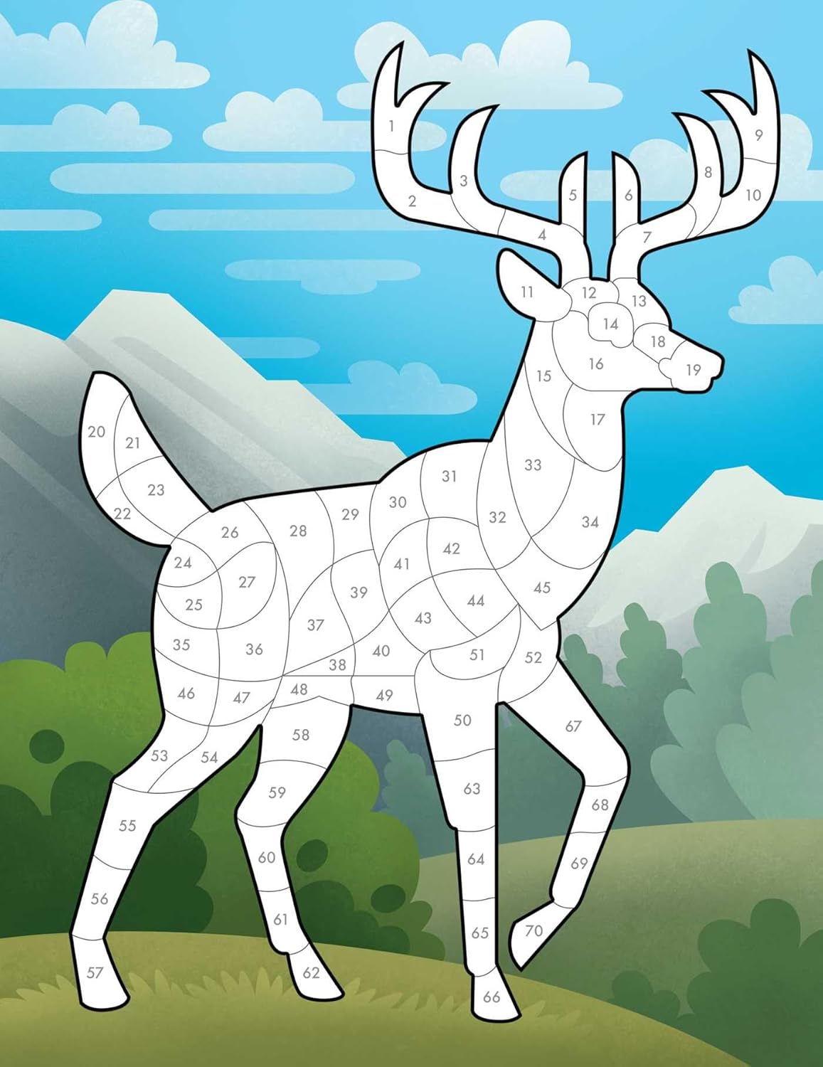 Woodland Animals: Sticker By Number by Owen. Weldon 20 9798886743852_4