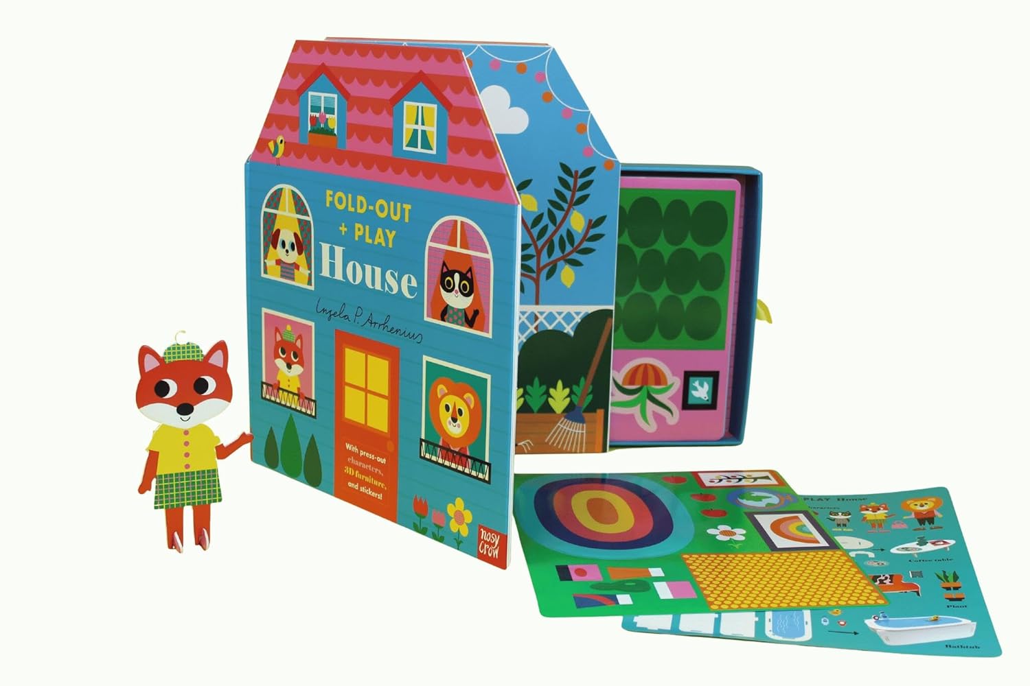 Fold-Out + Play: House - Arrhenius. Ingela P. 9798887772028