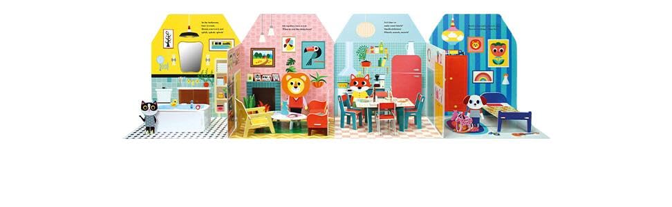 Fold-Out + Play: House - Arrhenius. Ingela P. 9798887772028_1