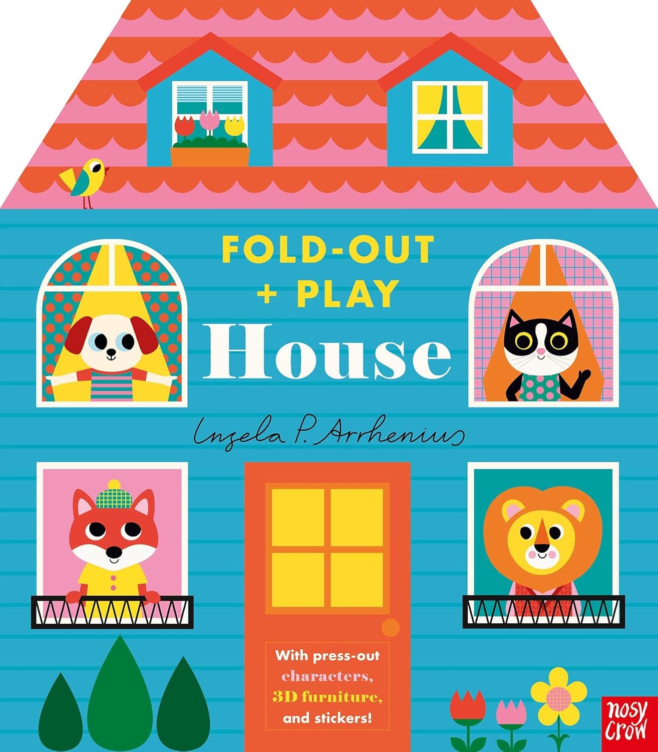Fold-Out + Play: House - Arrhenius. Ingela P. 9798887772028_3