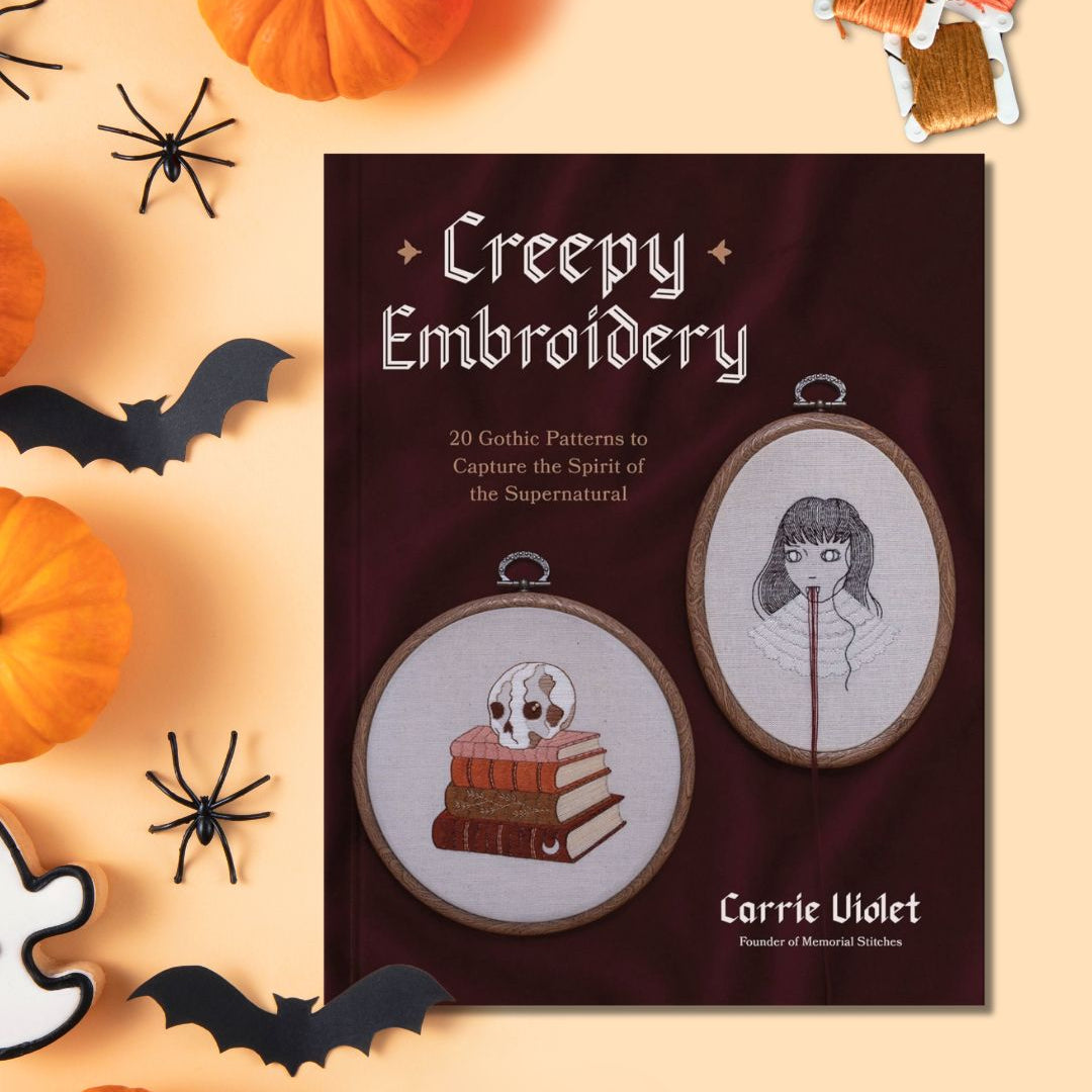 Creepy Embroidery: 20 Gothic Patterns by Violet. Carrie 9798890032850_1