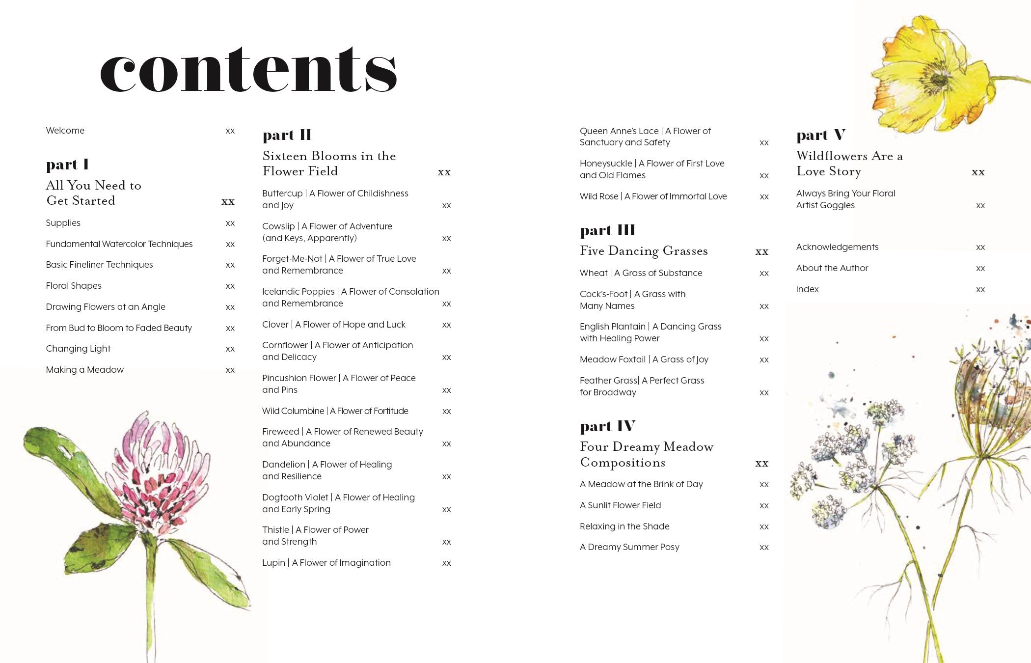 Ink & Wash Wildflowers: 25 Watercolor & Ink Projects... by Brix. Camilla damsbo 30 9798890033499_1