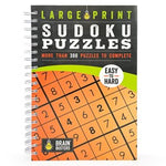 Brain Busters: Large Print Sudoku Puzzles Orange by Parragon Books 20 9798890190086