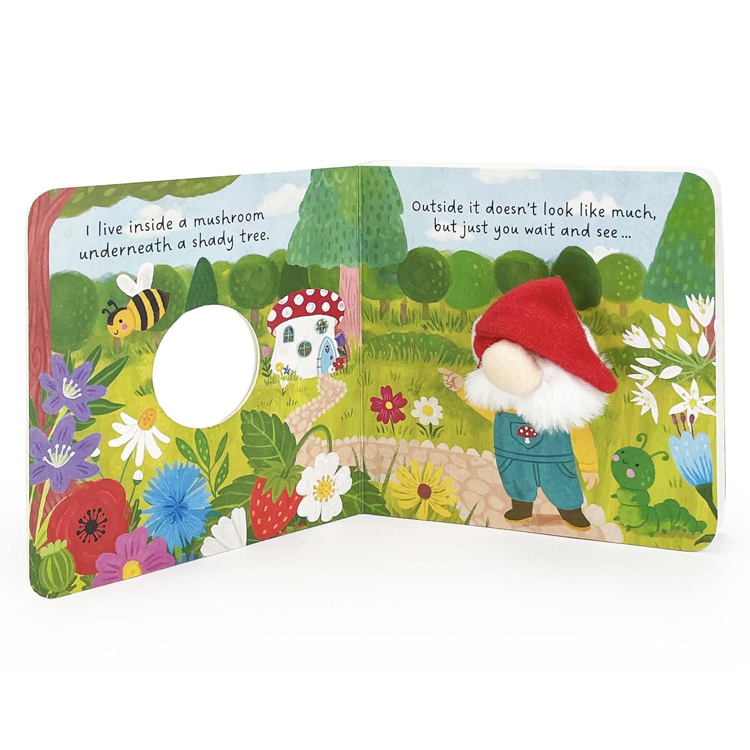 Gnome Sweet Home Puppet Book by Miriam. Jenny 20 9798890190444_3