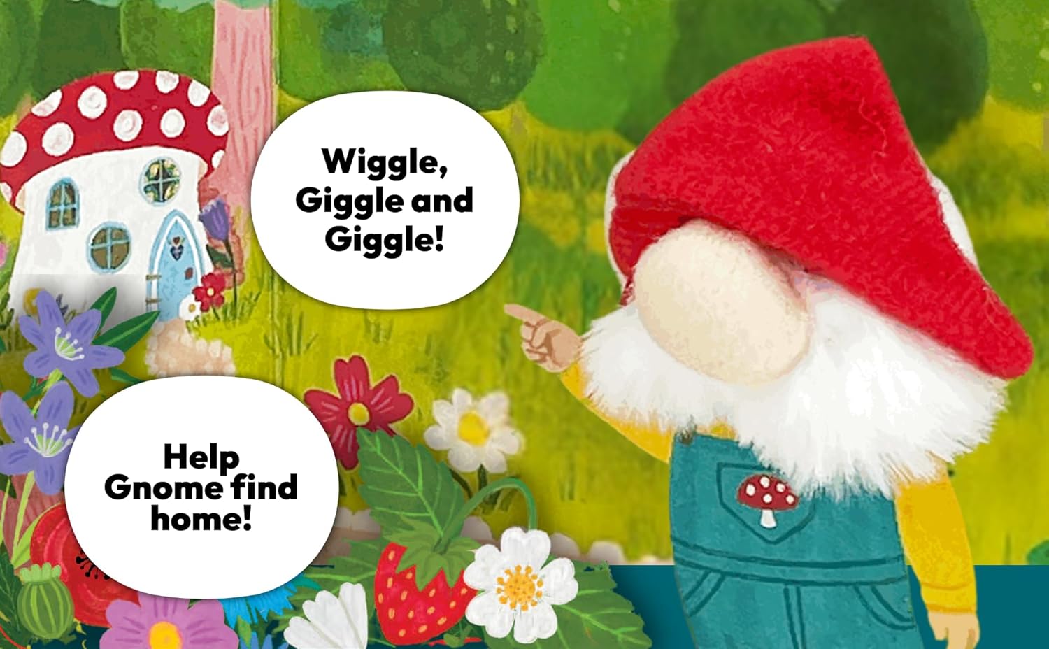 Gnome Sweet Home Puppet Book by Miriam. Jenny 20 9798890190444_6