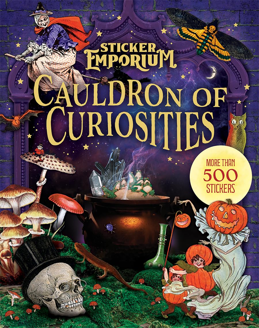 Sticker Emporium Cauldron Of Curiosites by Jordano. Powell 9798890191656