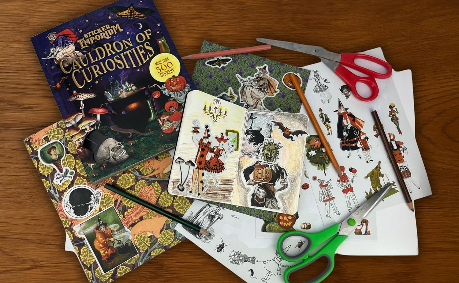 Sticker Emporium Cauldron Of Curiosites by Jordano. Powell 9798890191656_4