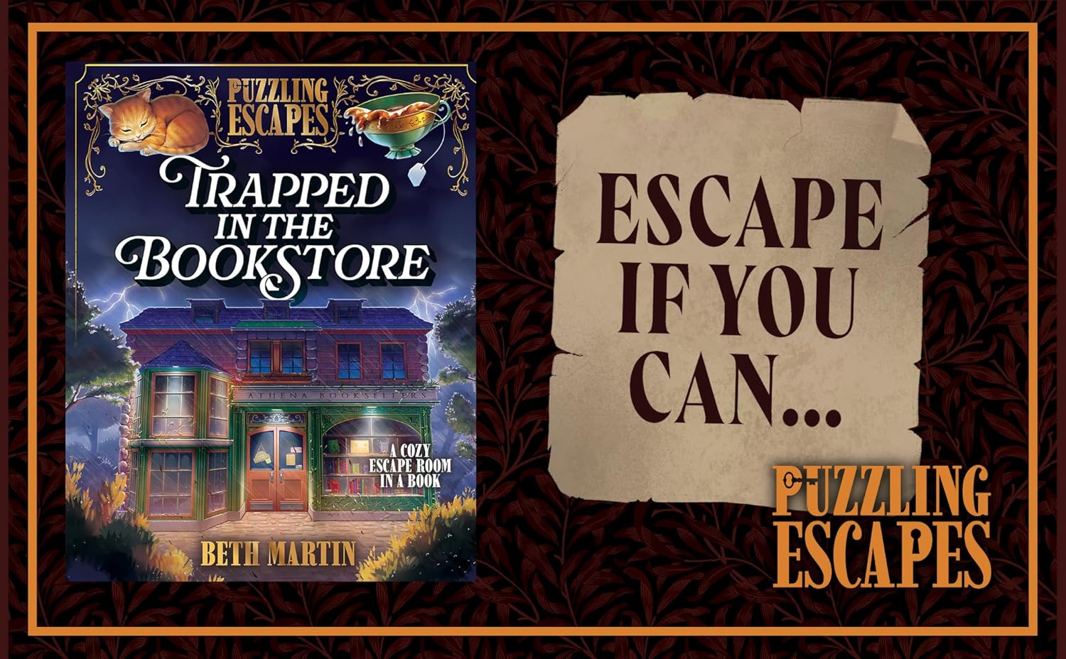 Puzzling Escapes Trapped In The Bookstore by Martin. Beth; Ruediger. Keri 20 9798890191687_1