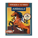 Sticker By Number Animals by Parragon Books 20 9798890191755