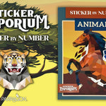 Sticker By Number Animals by Parragon Books 20 9798890191755_1