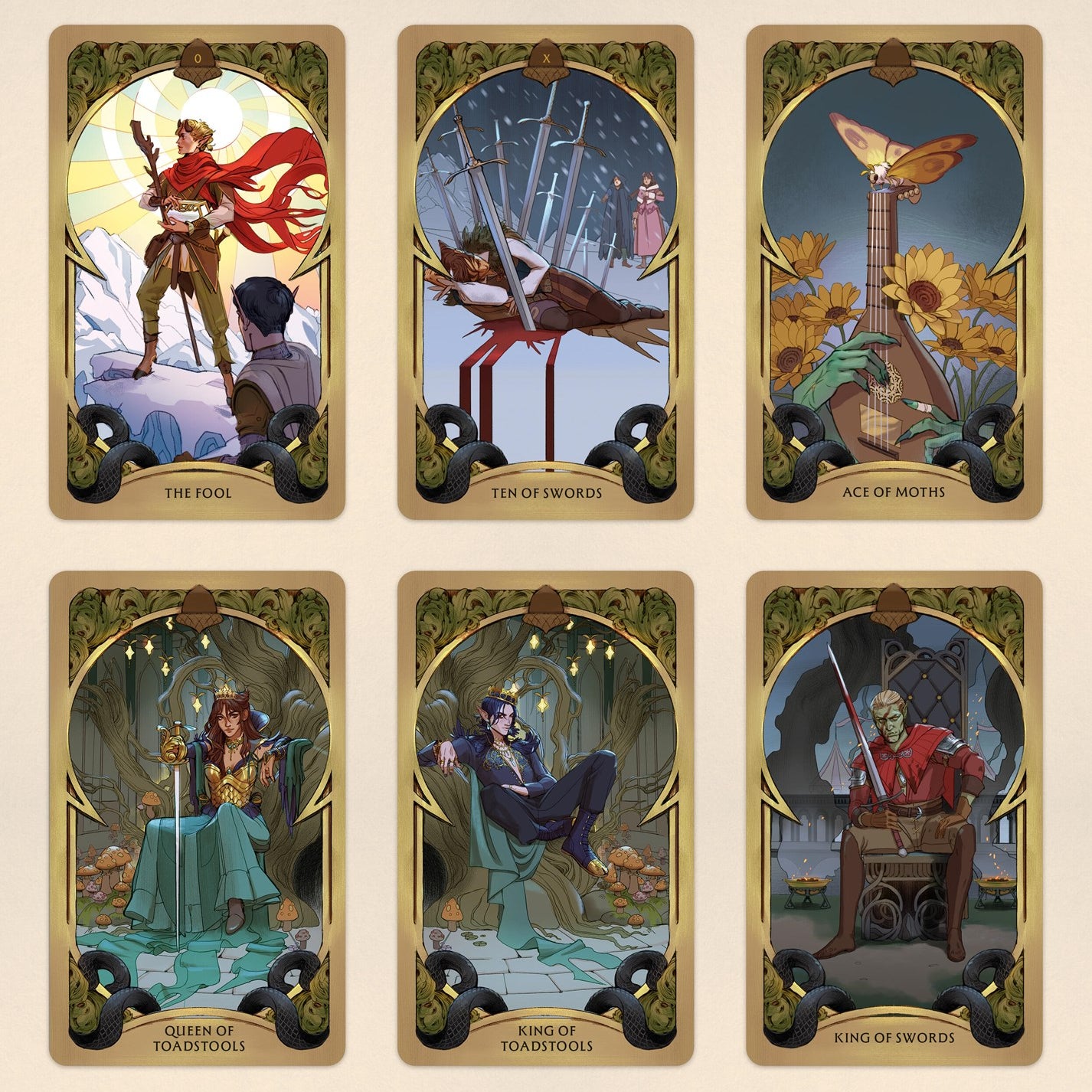 Holly Black's Faerie Tarot Deck and Guidebook from the World of Elfhame 20 9798894141602_1
