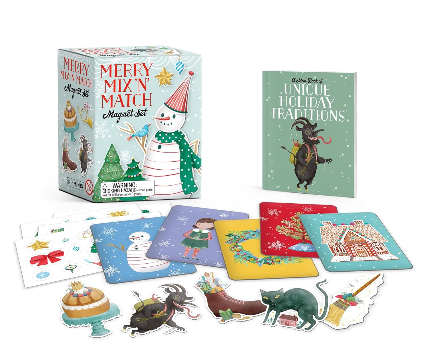 Merry Mix 'N' Match Magnet Set by RP Minis 9798894141763