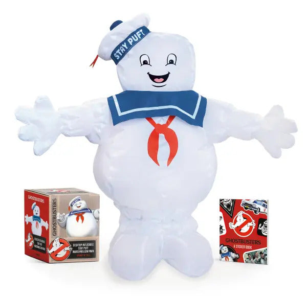 Ghostbusters: Desktop Inflatable Stay Puft Marshmallow Man by Running Press stands 16" tall 20 9798894143460