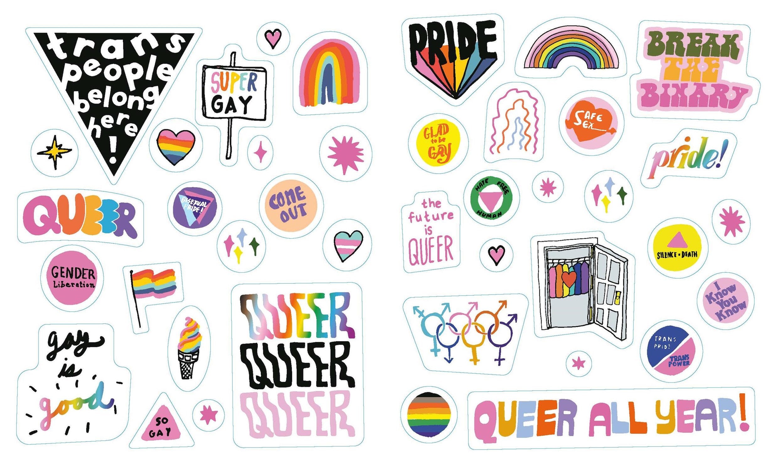 The Big Book of Queer Stickers: Incudes 1,000+ Stickers! by Molesso. Ahsley and Needham. Chess 20 9798894143644_5