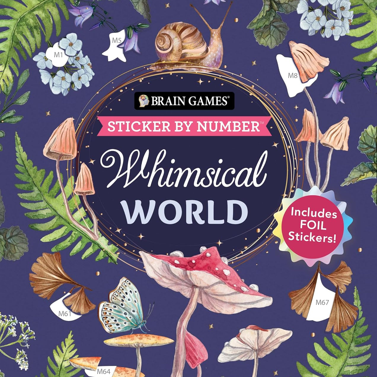 Sticker By Number: Whimsical World by Brain Games 20 9798897460373