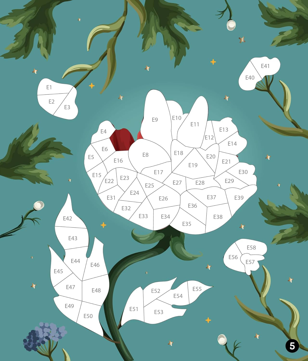 Sticker By Number: Whimsical World by Brain Games 20 9798897460373_2