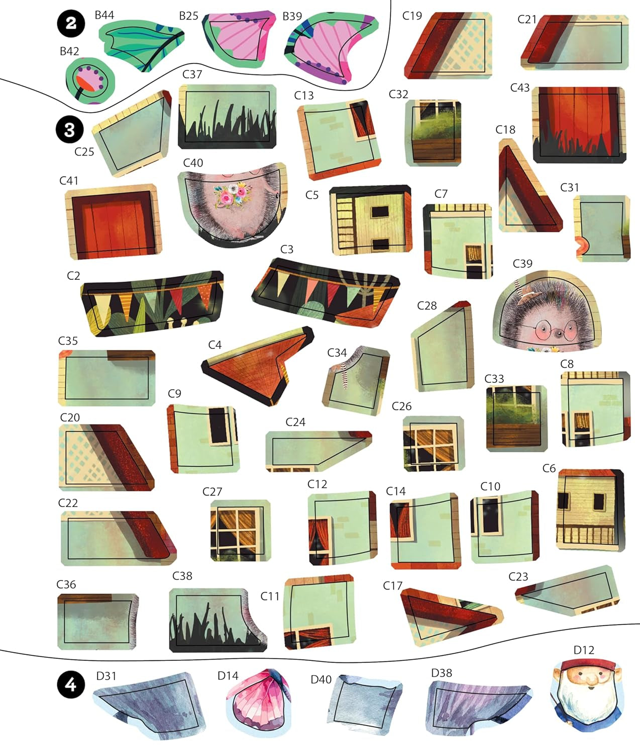 Sticker By Number: Whimsical World by Brain Games 20 9798897460373_3