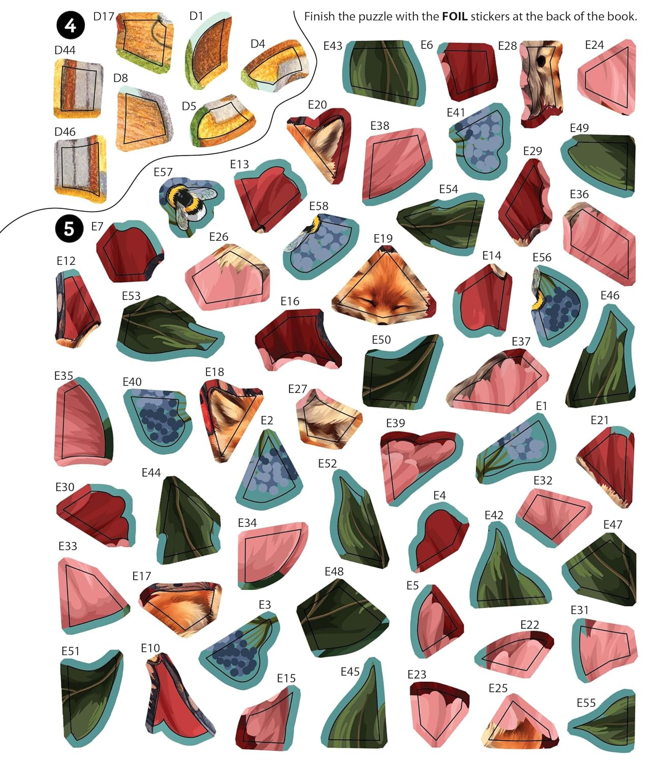Sticker By Number: Whimsical World by Brain Games 20 9798897460373_3