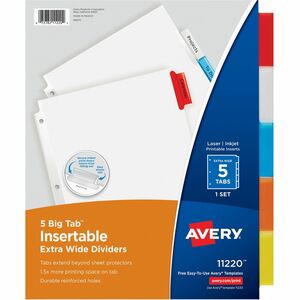 Big Tab Extra Wide Insertable 980-223