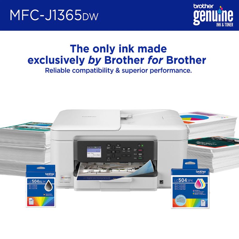 Brother Inkvestment 1365 Wireless Color Inkjet Printer 40 992-869_3