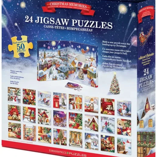 Christams Memories Advent Calendar 24 (50 Pc) Jigsaw Puzzles - Treadwell. Simon 9924-5810_5bd76bce-45c3-4764-acc6-12b344216334