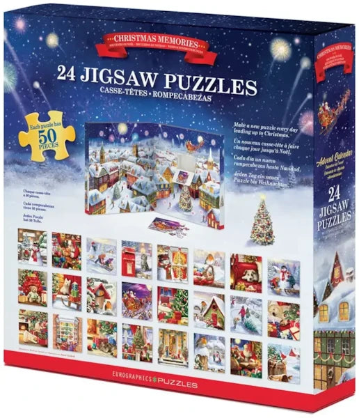 Christams Memories Advent Calendar 24 (50 Pc) Jigsaw Puzzles - Treadwell. Simon 9924-5810_5bd76bce-45c3-4764-acc6-12b344216334