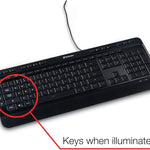 Illuminated Wired Keyboard 996-454_1