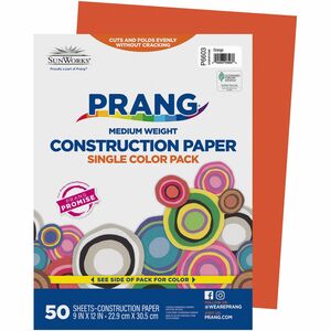 Orange 9X12 Construction Paper 999-808