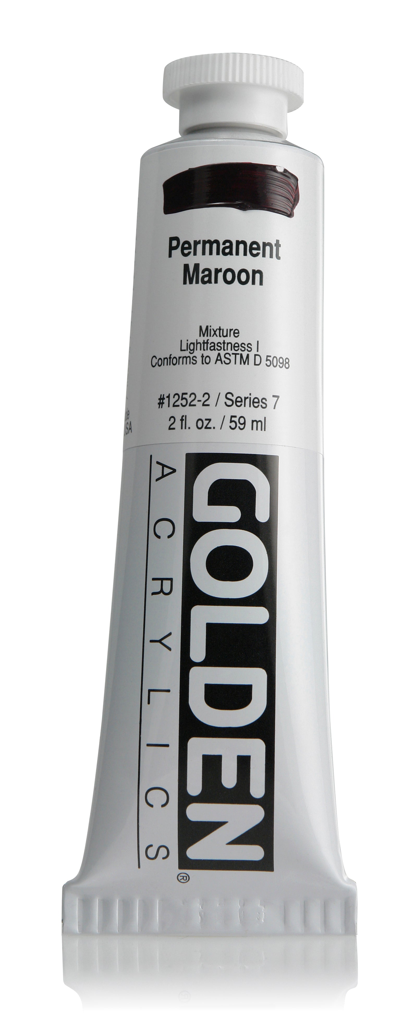 Hb Acrylic Paint Permanent Maroon 2Oz Arts & Crafts AD-18384_9c074c05-ec8e-4acf-b046-effb6bb0c3ce