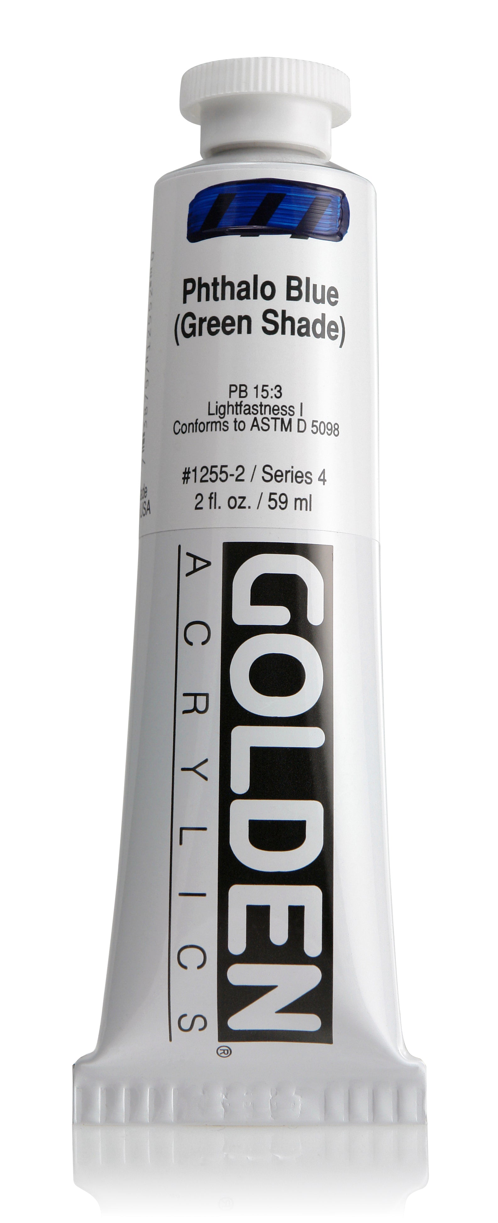 Hb Acrylic Paint Pthalo Blue/Gs 2Oz Arts & Crafts AD-18386_151dbdca-85b6-4f76-b0d6-6590a05ba193