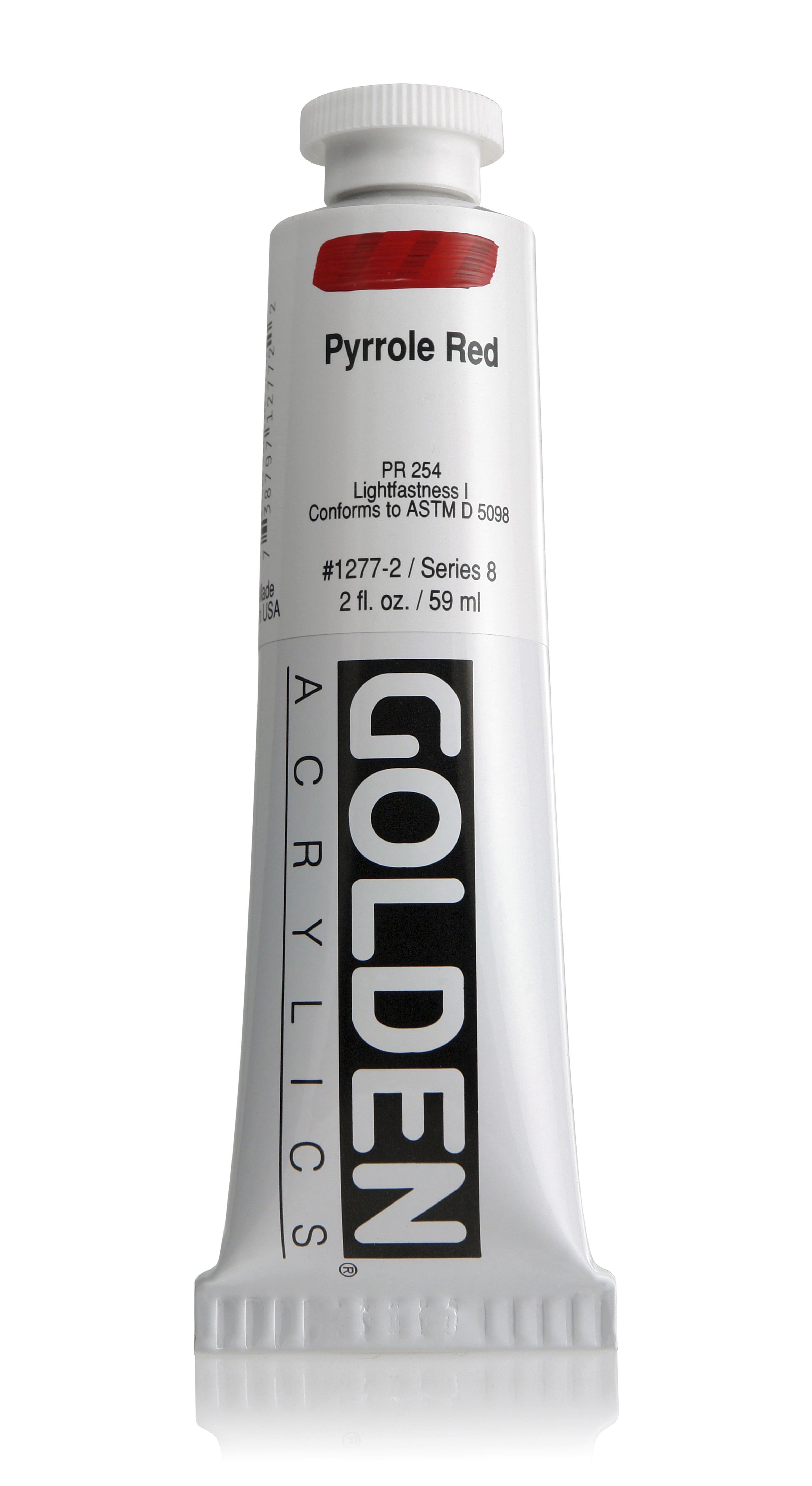 Golden Heavy Body Acrylic Pyrrole Red 2 Oz Arts & Crafts AD-18391_c88889e0-aa3f-44cf-a488-cee0a3a09b7a