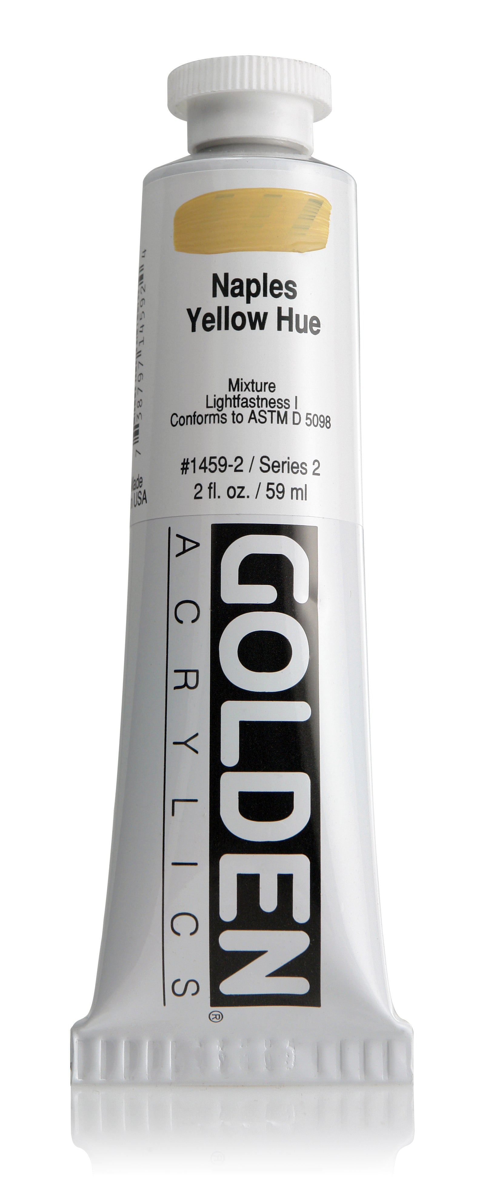 Hb Acrylic Paint Naples Yellow Ow Hue 2Oz Arts & Crafts AD-18414_3114b648-8b18-4c5d-8738-f5f0e47f809c