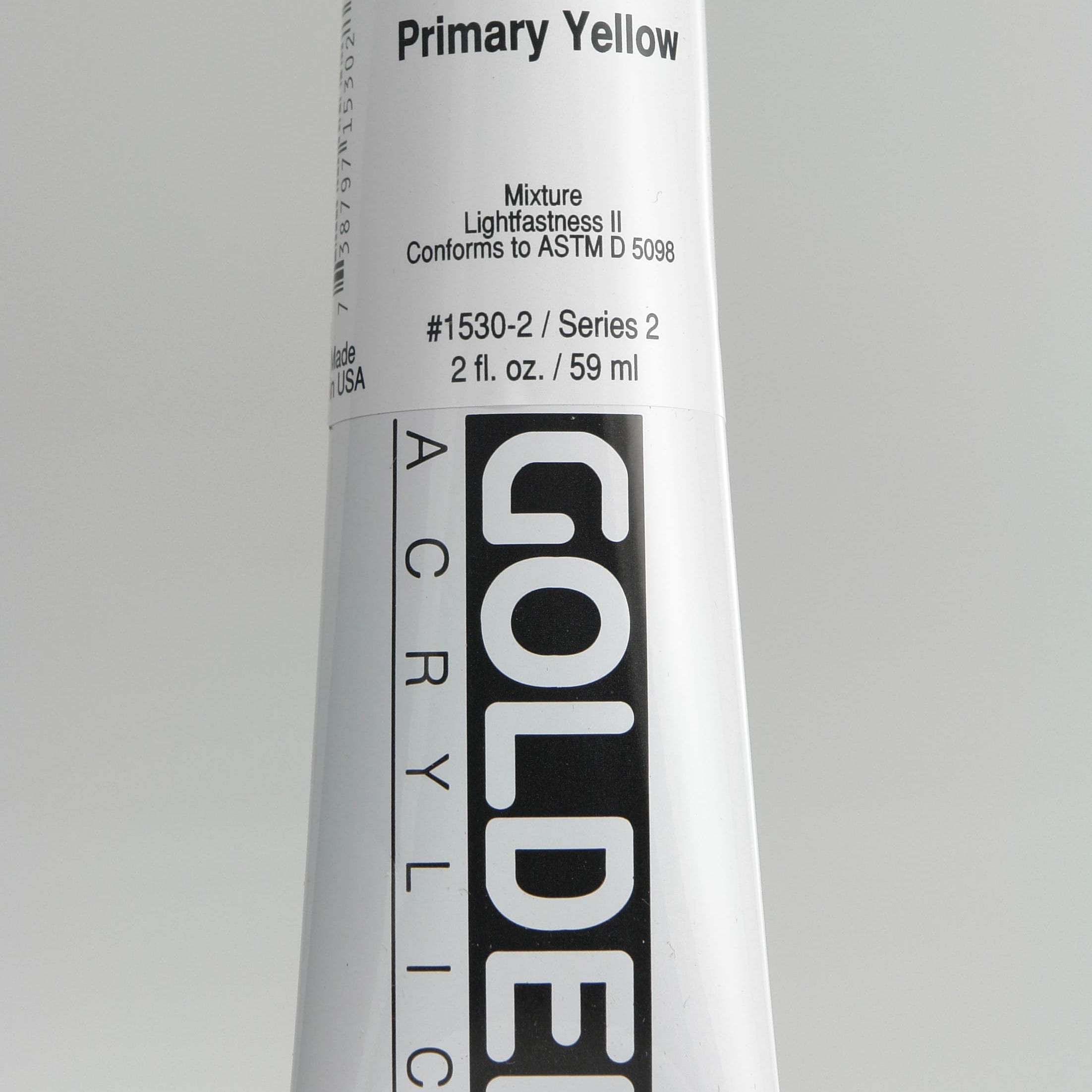 Golden Heavy Body Acrylic Primary Yellow 2 Oz Arts & Crafts AD-18420_a436b97d-3488-4686-8629-1547a9ed563d