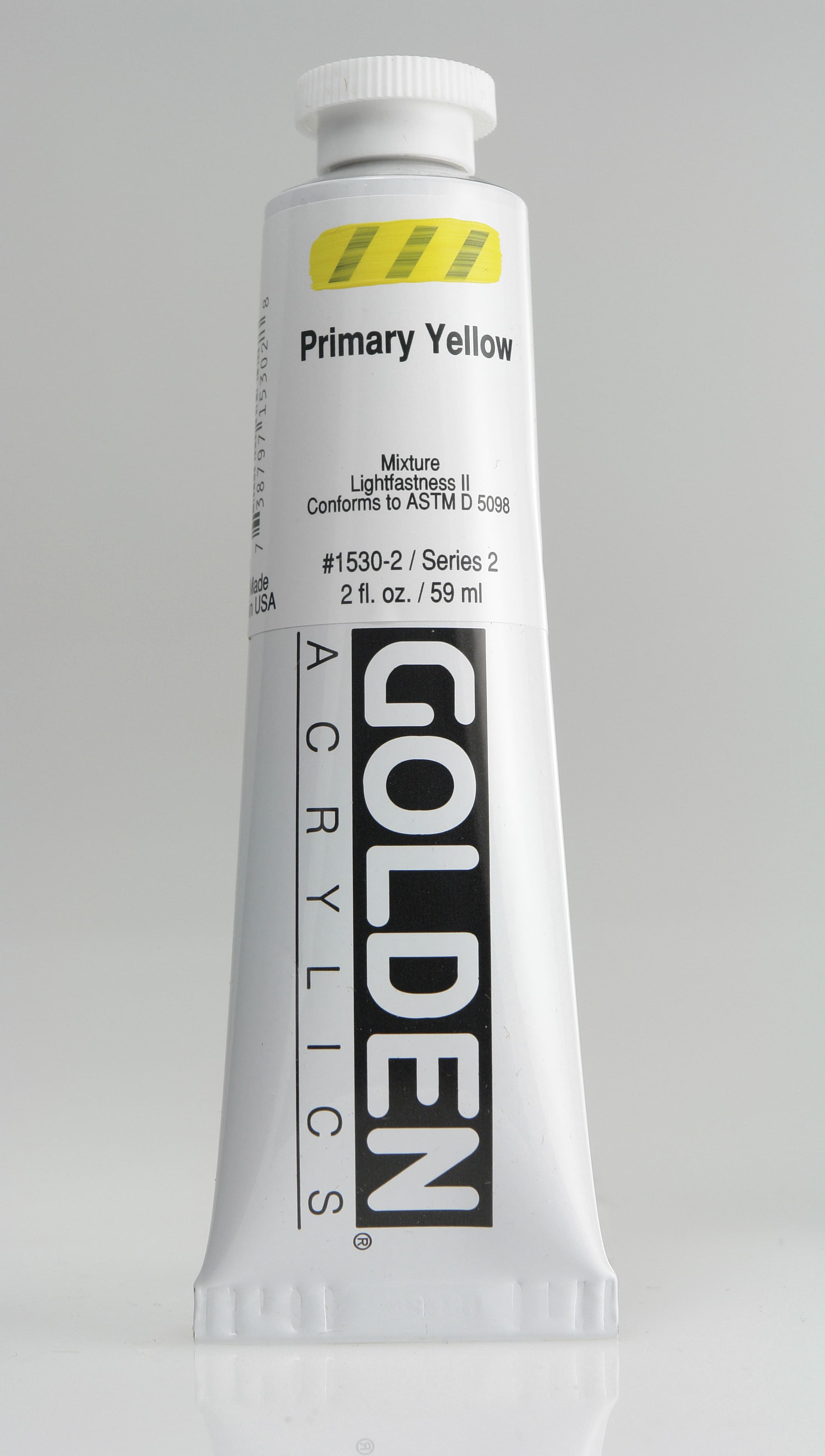 Golden Heavy Body Acrylic Primary Yellow 2 Oz Arts & Crafts AD-18420_a436b97d-3488-4686-8629-1547a9ed563d