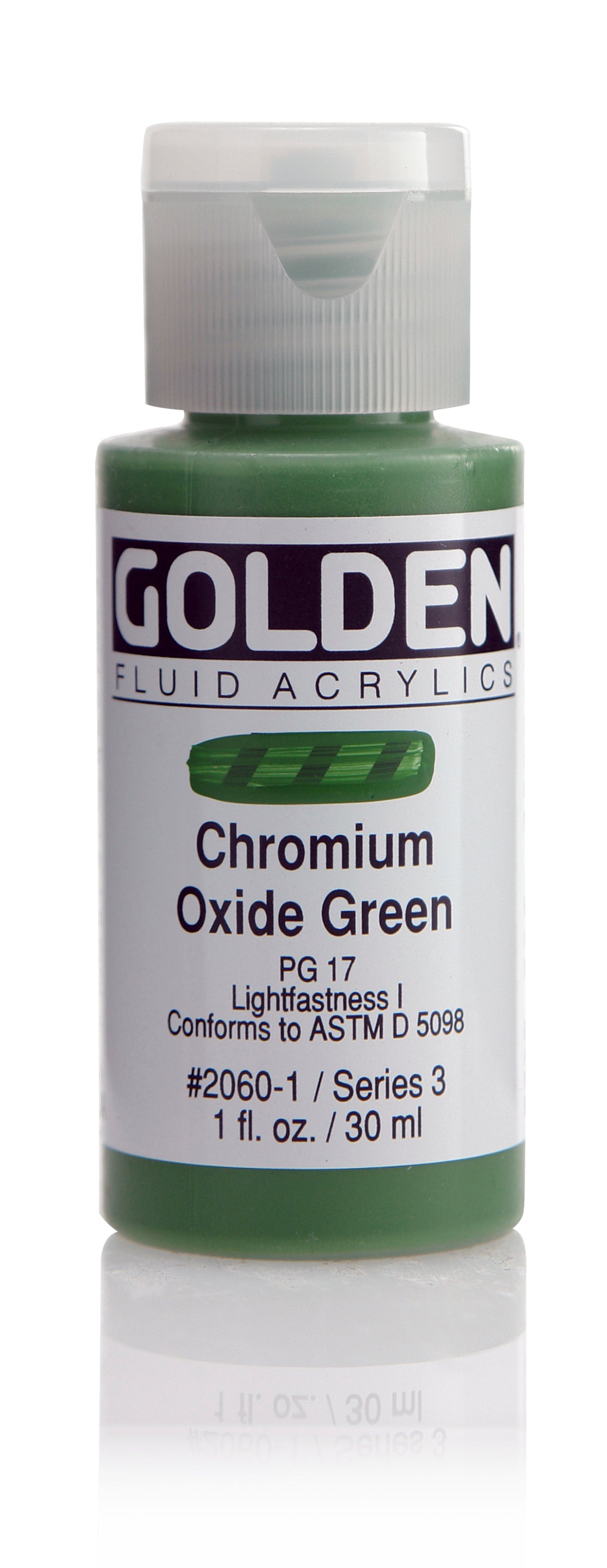 Fluid Acrylic Paint Chrom.Ox.Green 1Oz Arts & Crafts AD-18440_dc12b146-8e3d-4e12-887f-1c3a32f30522